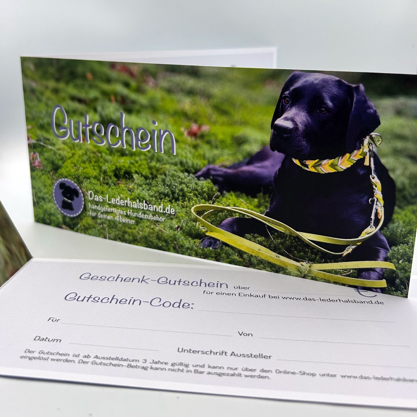 Geschenk-Gutschein von das-lederhalsband.de