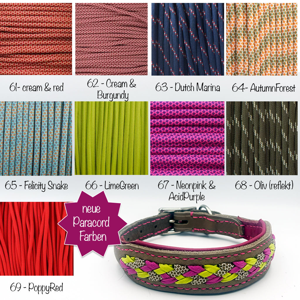 Fettlederhalsband mit Kettenzug | Deluxe - DesignYourself