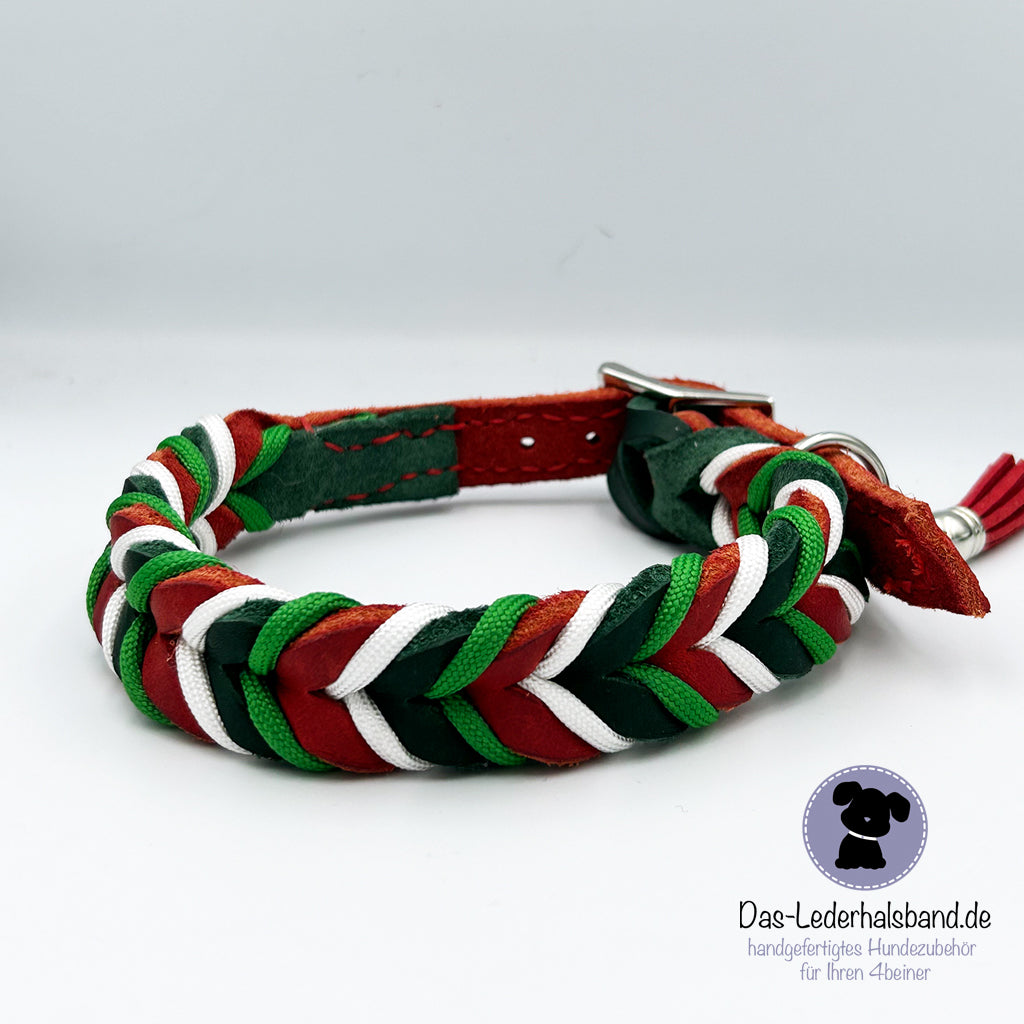 Fettlederhalsband Santa Claus | Deluxe Edition
