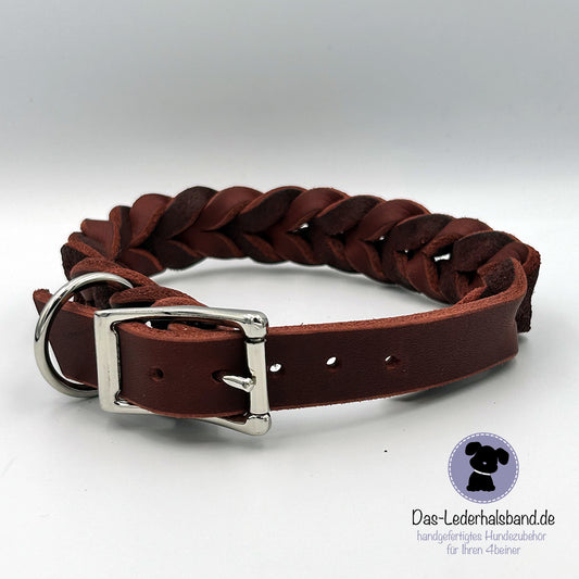 Fettlederhalsband rostrot