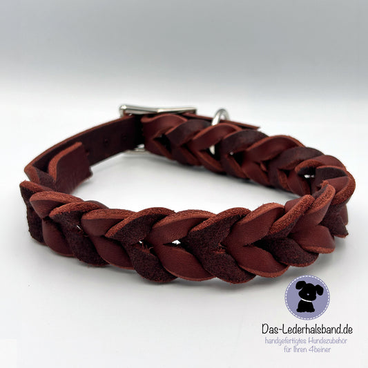 Fettlederhalsband rostrot