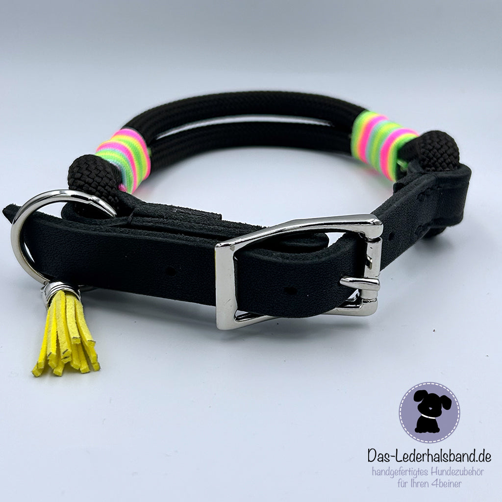 Hundehalsband "Black" 34-42cm