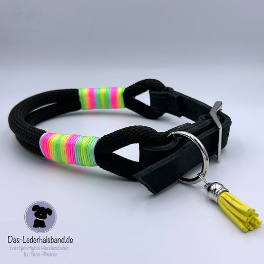 Hundehalsband "Black" 34-42cm
