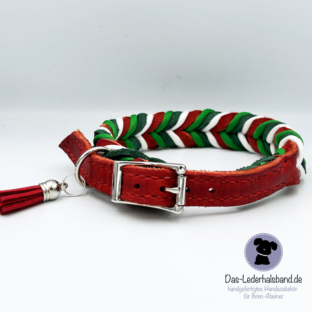 Fettlederhalsband Santa Claus | Deluxe Edition