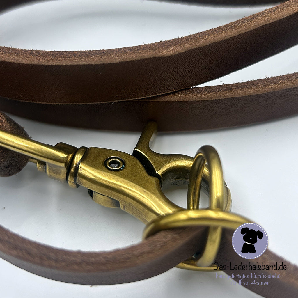 Retrieverleine mit Paracord | Deluxe - Schoko-Schlamm