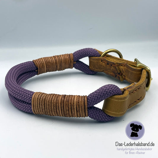 Hundehalsband "Lady Mauve" - in 6 Größen