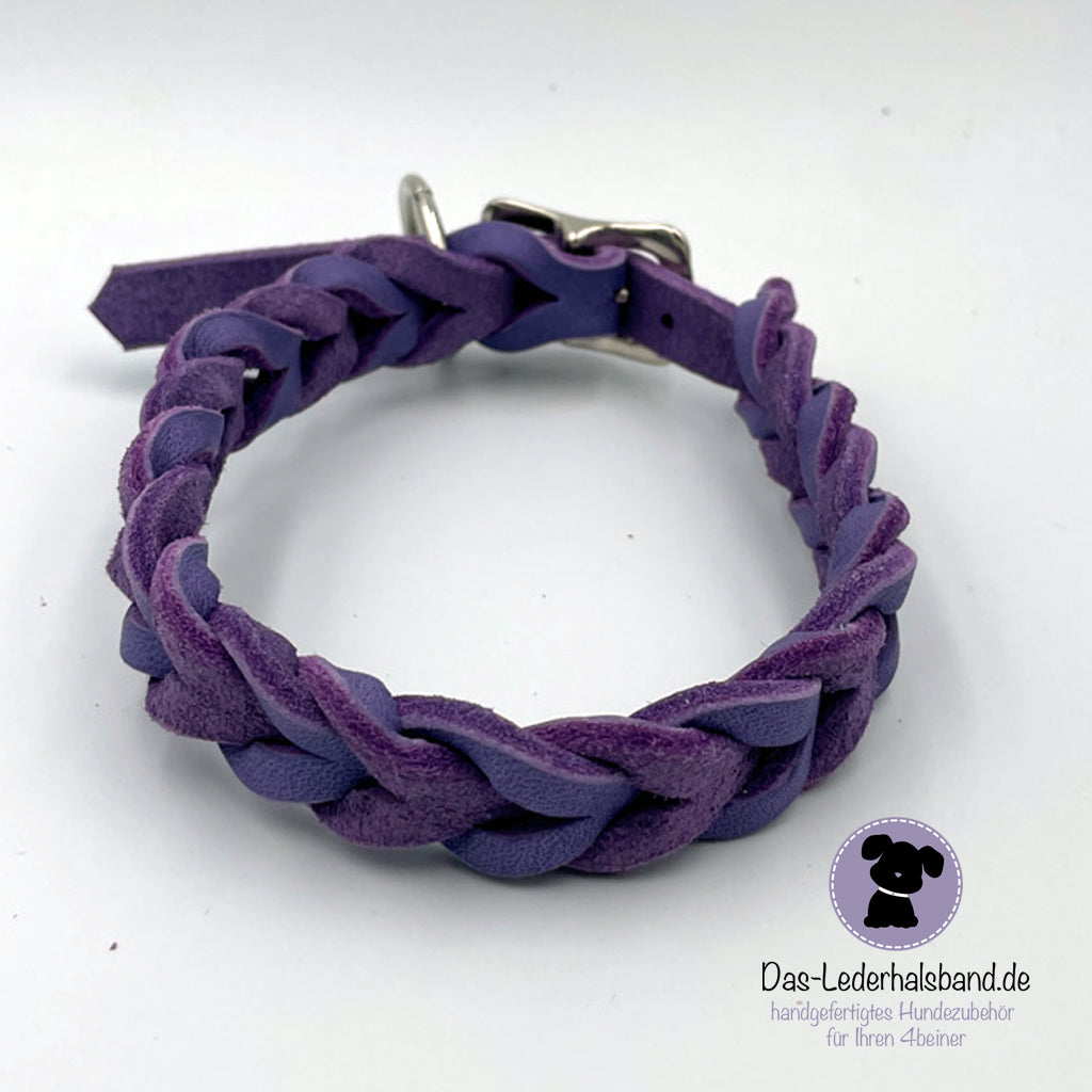 Fettlederhalsband Orchidee